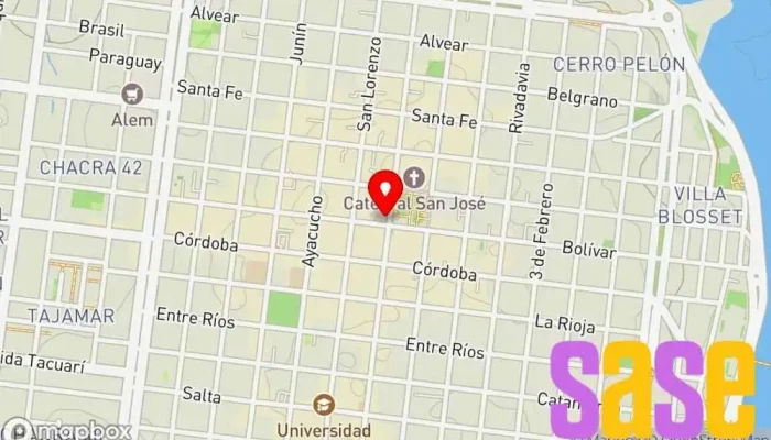 mapa de Electro Misiones Express - Posadas Tienda de electrónica, Tienda de móviles, Tienda de informática, Tienda de artículos para el hogar, Tienda de iluminación en Posadas