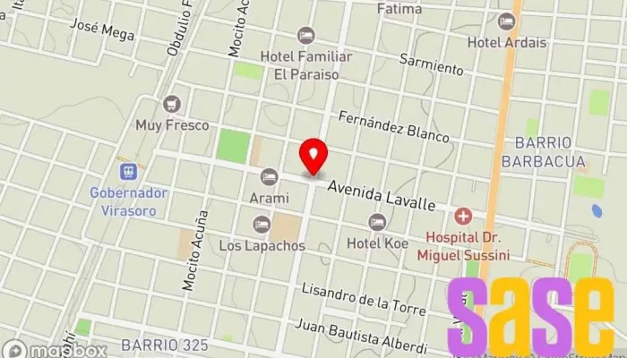 mapa de Electro Misiones Express - Virasoro Comercio, Tienda de informática, Tienda de electricidad, Tienda de artículos para el hogar, Tienda de iluminación en Virasoro