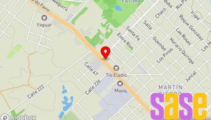 mapa de Electro Misiones Neored - Garupá Tienda de iluminación, Tienda de informática, Tienda de electricidad, Compañía telefónica en Garupa