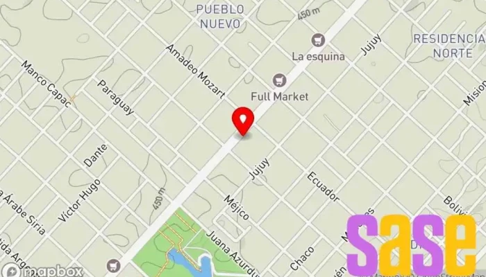 mapa de Electro Norte Tienda de electricidad, Tienda de iluminación en Río Cuarto