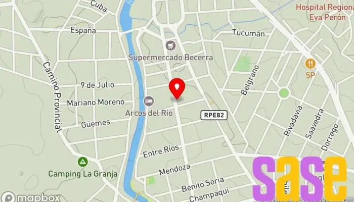 mapa de ELECTRO PAMPA Tienda de materiales para la construcción, Tienda de iluminación en Santa Rosa de Calamuchita