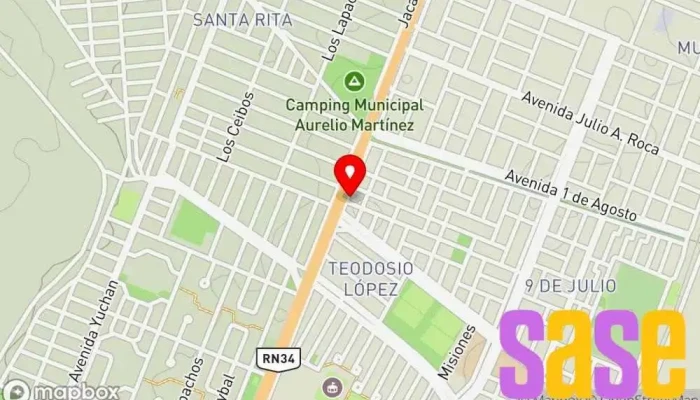 mapa de Electro Pilinco Taller de automóviles en Libertador Gral San Martín