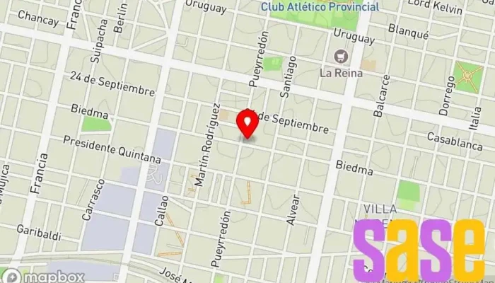 mapa de Electro Pueyrredon Tienda de componentes electrónicos en Rosario