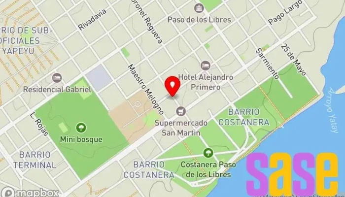mapa de Electro Punto - Suc. Paso de los Libres Tienda de iluminación en Paso de los Libres