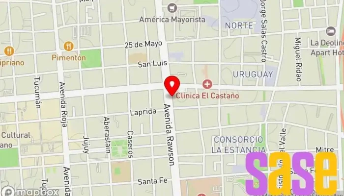 mapa de Electro Rawson - Electricidad Automotor Tienda de repuestos para automóviles en San Juan