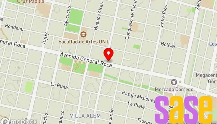 mapa de Electro Roca Tienda de electrónica en San Miguel de Tucumán