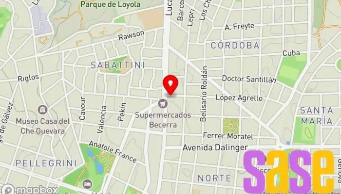 mapa de Electro Service División Electrónica  en Alta Gracia