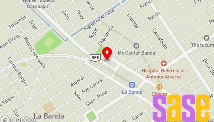 mapa de Electro Shop Tienda de electricidad en La Banda