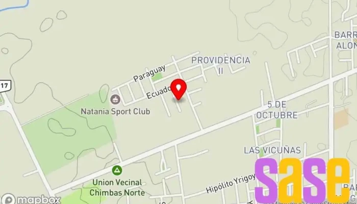 mapa de Electro Sistemas Establecimiento de reparación de artículos electrónicos en Chimbas
