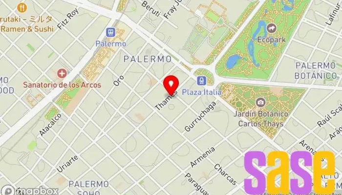 mapa de Electro-Thames Tienda de electricidad en Cdad. Autónoma de Buenos Aires
