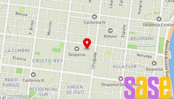 mapa de Electroautos Rubén Taller de automóviles en Posadas