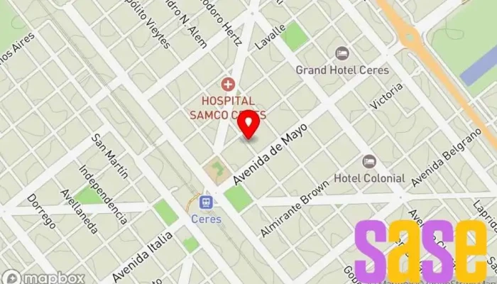 mapa de Electroavance Tienda de artículos para el hogar en Ceres