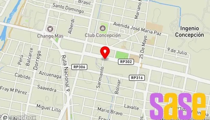 mapa de Electrobanda Tienda de componentes electrónicos, Proveedor de materiales de construcción, Tienda de electricidad en Banda del Río Salí