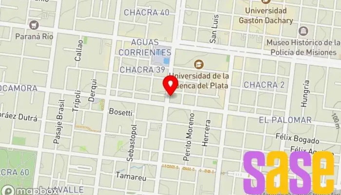 mapa de ELECTROCOBRE SRL Tienda de motores eléctricos, Tienda de repuestos para automóviles en Posadas