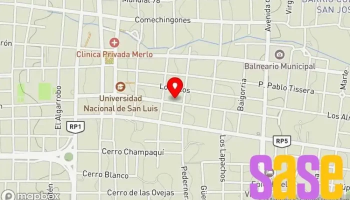 mapa de Electrofac Tienda de electrónica en Merlo