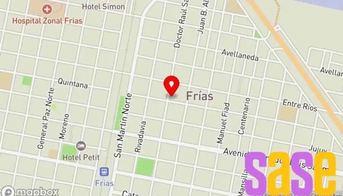 mapa de Electrofrias Tienda de electrónica en Frías