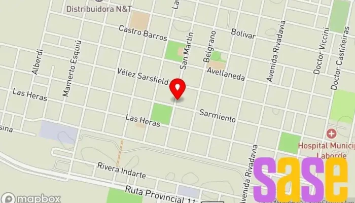 mapa de ELECTROINDUSTRIAL LABORDE Tienda de artículos para el hogar en Laborde