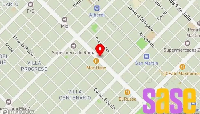 mapa de Electrolíneas Tienda de electricidad, Tienda de iluminación en Resistencia