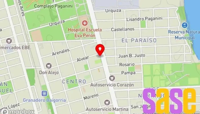 mapa de electrolodi Tienda de electricidad, Compañía eléctrica, Electricista, Tienda de iluminación en Granadero Baigorria