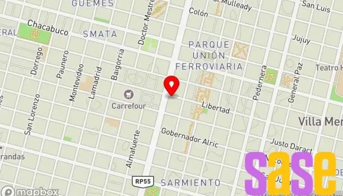 mapa de Electroluna Comercio, Tienda de electricidad en Libertad