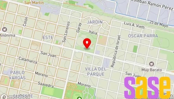 mapa de Electromac Electricidad Comercio en Rufino