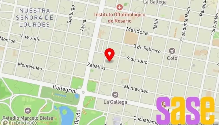 mapa de ELECTROMÁS Tienda de electricidad en Rosario