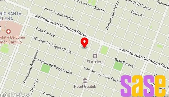 mapa de Electromecanica Caceres Tienda de repuestos para automóviles en Sáenz Peña