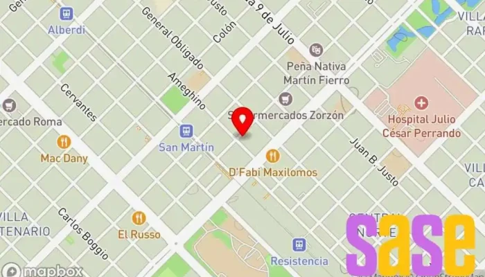 mapa de Electromecanica Manolo Comercio en Resistencia