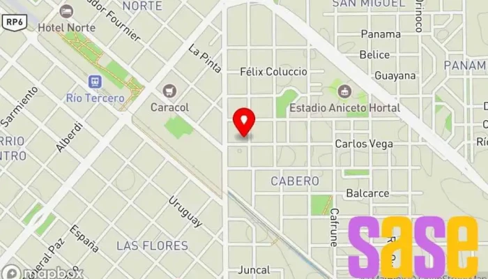 mapa de Electromecánica Río Tercero Servicio de reparación de sistemas eléctricos para automóviles en Río Tercero