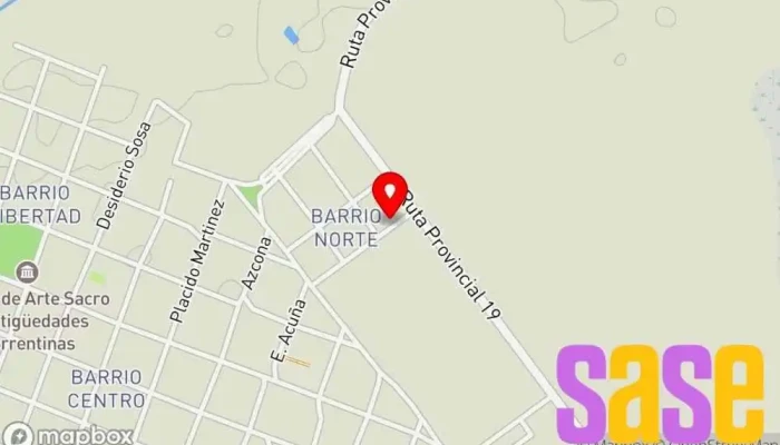 mapa de Electromecanica SAN ROQUE Taller de reparaciones eléctricas en San Roque