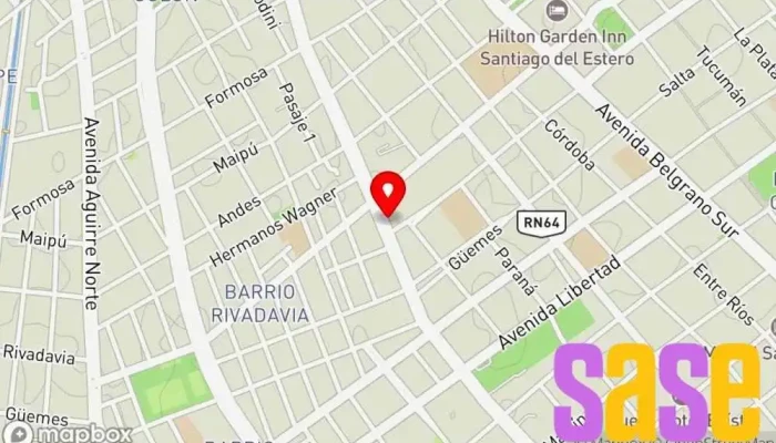 mapa de Electromecanica Santiago Tienda de electrónica en Santiago del Estero