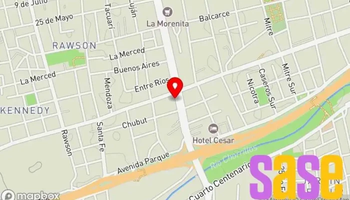 mapa de Electromecánica Sasso San Luis Comercio en D5700CKN