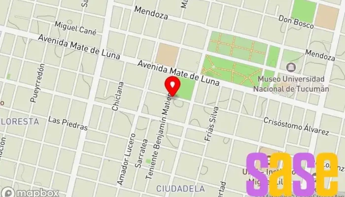 mapa de Electromecanica +Tuerca Taller de reparación de automóviles en San Miguel de Tucumán