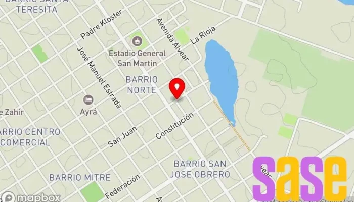 mapa de ELECTRON B.V Tienda de iluminación en Bella Vista