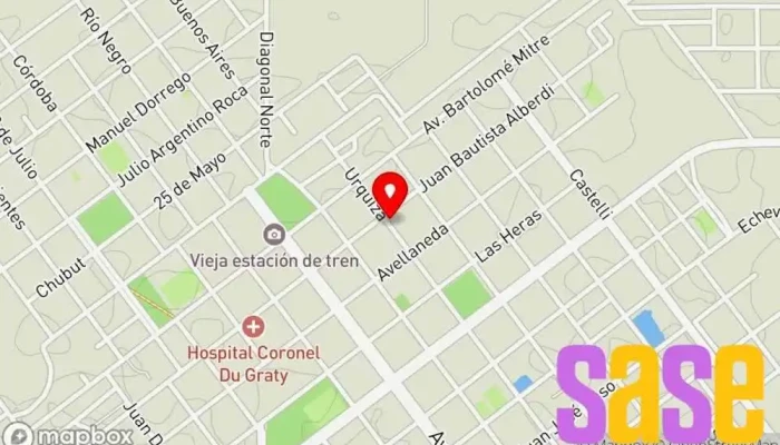 mapa de Electrón electricidad Tienda de artículos para el hogar en Coronel Du Graty