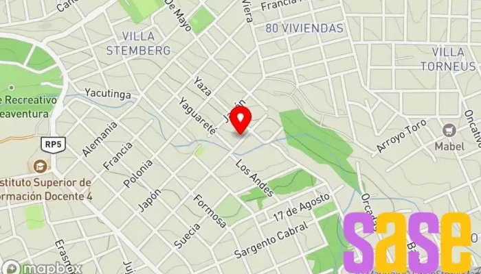 mapa de ELECTRÓN. Instalaciones Eléctricas Y Sistemas De Seguridad Tienda de electrónica en Oberá