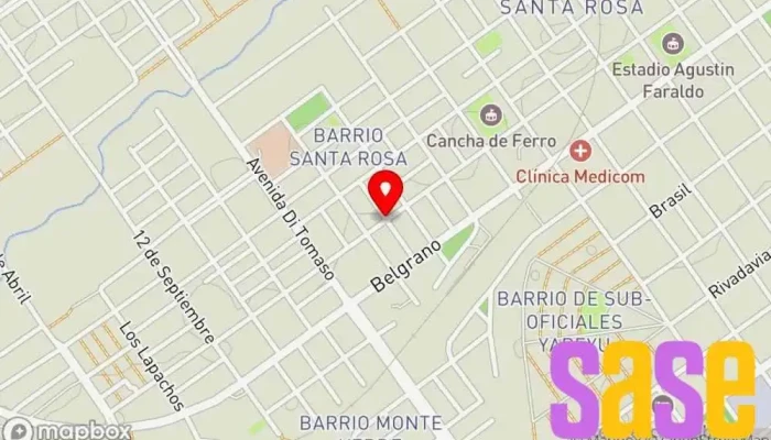 mapa de ELECTRONAGY  en Paso de los Libres