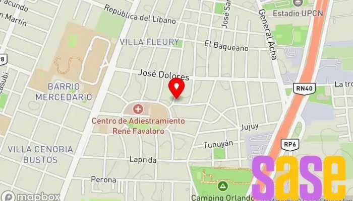 mapa de Electrónica Adac Tienda de componentes electrónicos en Rawson