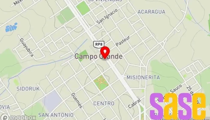 mapa de Electrónica alberto Taller de reparaciones eléctricas en Campo Grande