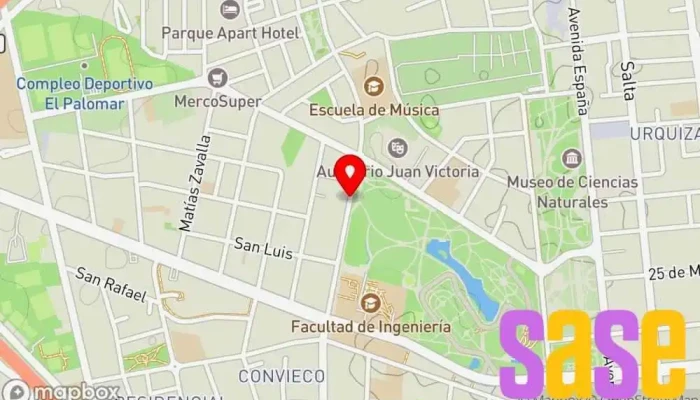 mapa de Electrónica Ale  en Rawson