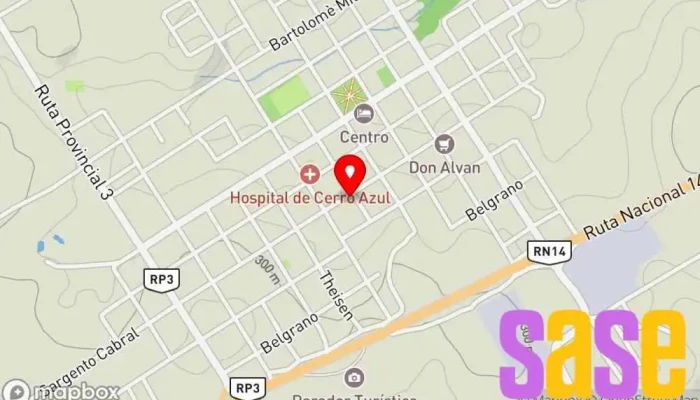 mapa de Electronica Alejandro Proveedor de servicios de Internet en Cerro Azul