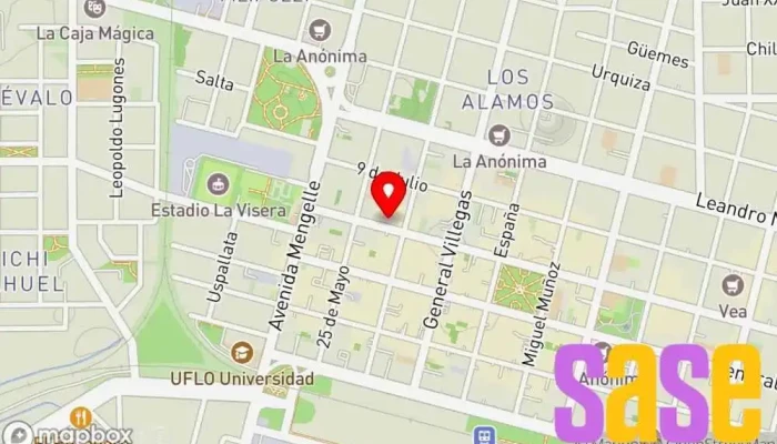mapa de ELECTRONICA ALEMANA Servicio de reparación de televisores, Taller de reparación de equipos audiovisuales, Servicio de reparación de cámaras de vídeo en Cipolletti