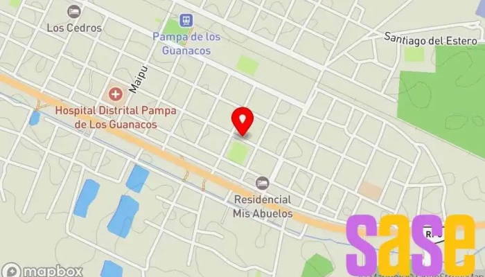 mapa de Electronica Alex Lisandro Servicio de reparación de electrodomésticos en Pampa de los Guanacos