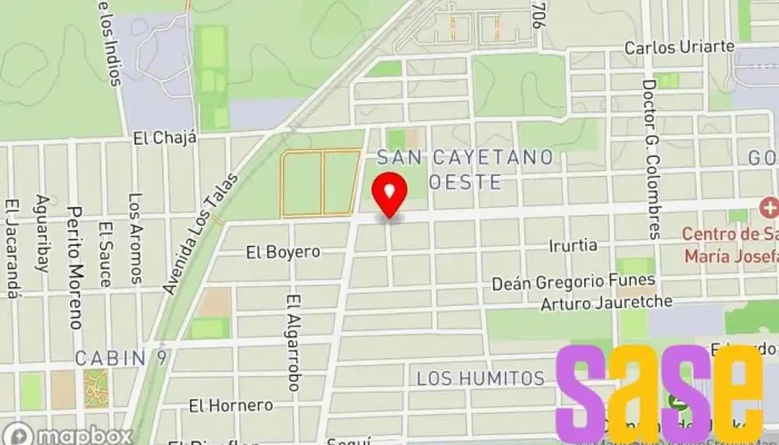 mapa de Electrónica Automotriz JJ Taller de automóviles, Electricista, Taller mecánico en Rosario