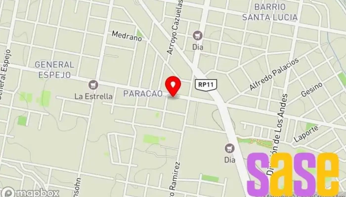 mapa de Electronica Bya-e Taller de automóviles en Paraná