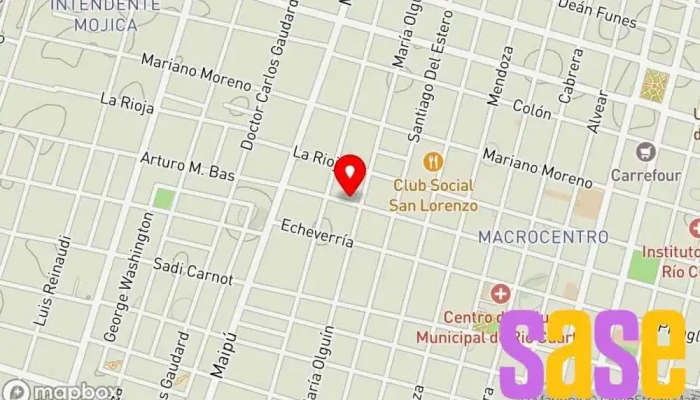 mapa de ELECTRONICA CAPALDI Servicio de reparación de electrodomésticos, Tienda de electrodomésticos en Río Cuarto
