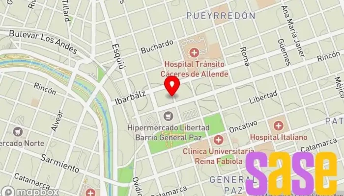 mapa de ELECTRÓNICA DEL AUTOMOTOR Servicio de reparación de sistemas eléctricos para automóviles, Proveedor de alarmas de coche en Córdoba