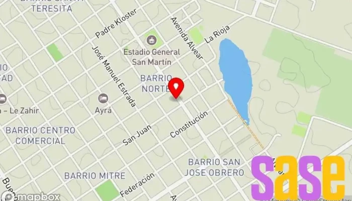mapa de Electronica Escalante Tienda de componentes electrónicos en Bella Vista