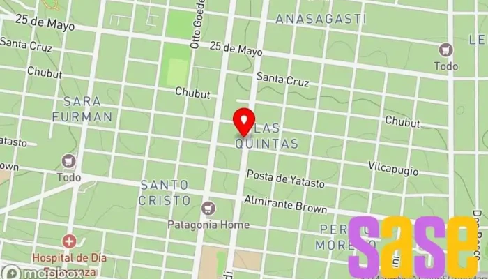 mapa de Electronica Fricke  en San Carlos de Bariloche
