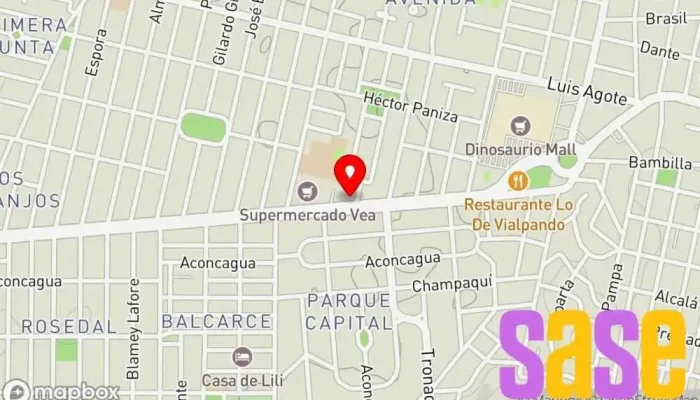 mapa de Electrónica Futura Tienda de equipos estéreo para automóviles, Tienda de repuestos para automóviles en Córdoba